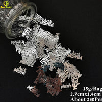 15g Church Wedding Confetti Dove Cross Bible Table Scatter - Luxurious Weddings