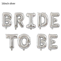 16/32inch Rose Gold Bride To Be Letter Foil Balloon Bachelorette Party - Luxurious Weddings