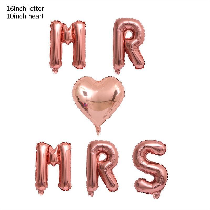 16/32inch Rose Gold Bride To Be Letter Foil Balloon Bachelorette Party - Luxurious Weddings