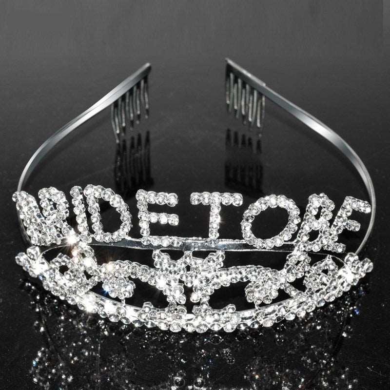 1set Rose Gold Bride to Be Satin Sash Bachelorette Party Luxurious Weddings