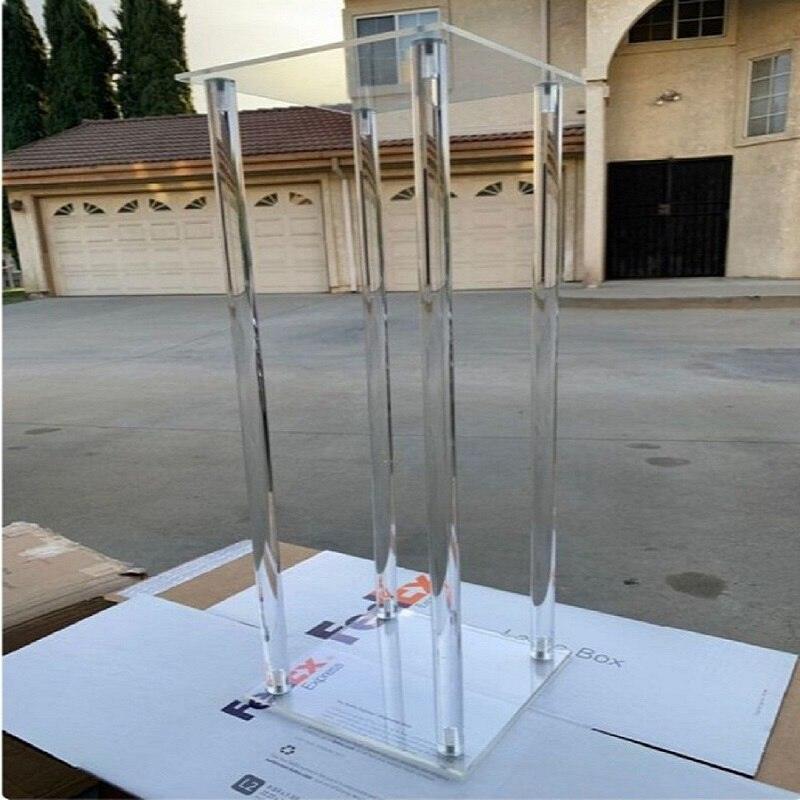 2/5/10 pcs Acrylic Floor Vase Clear Flower Centerpiece centerpieces Luxurious Weddings