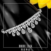 4pcs Bridal Zirconia Jewelry Set - Luxurious Weddings