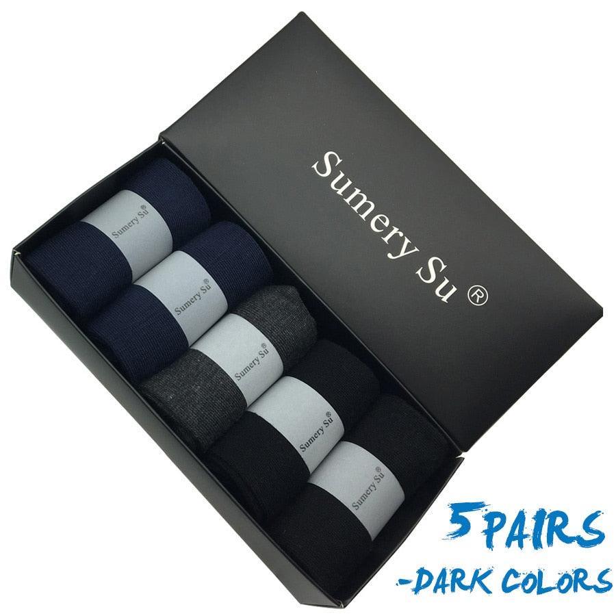 5 Pairs/Lot mens Socks - Luxurious Weddings