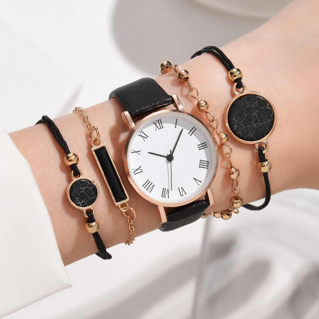 5/2PCS Watch Set for Women - Luxurious Weddings