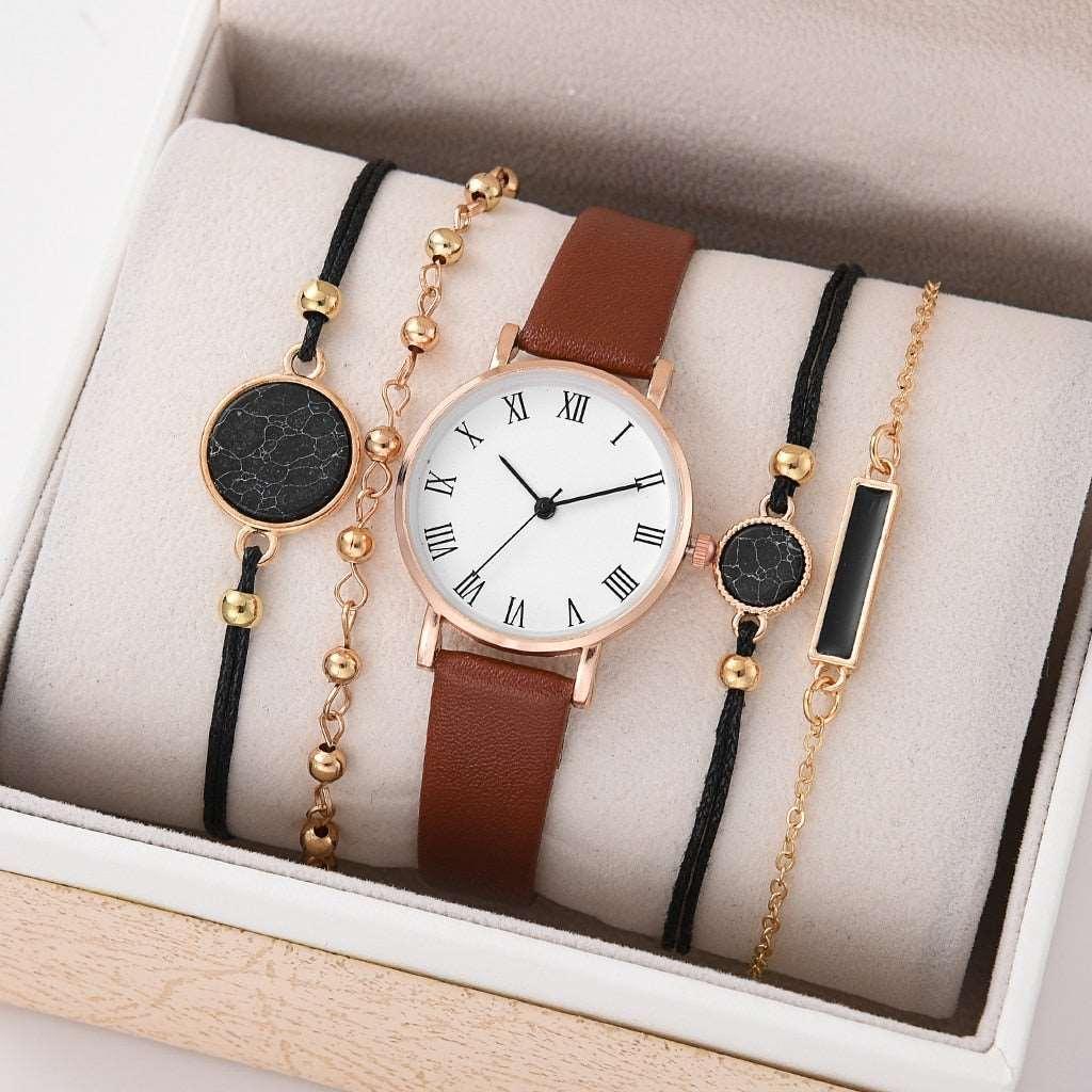 5/2PCS Watch Set for Women - Luxurious Weddings