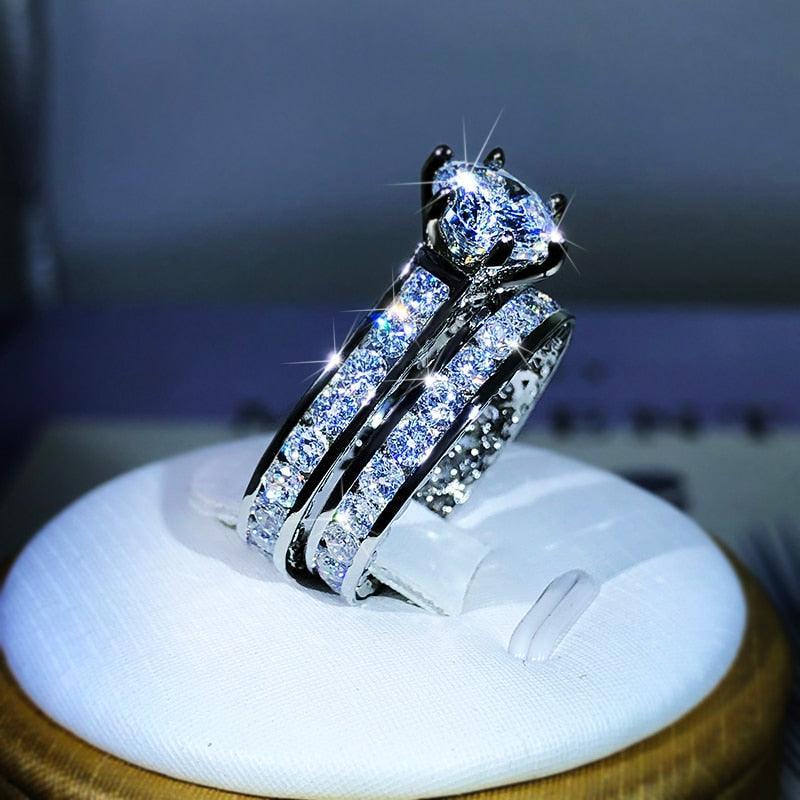 925 Stirling Silver Engagement Rings - Luxurious Weddings