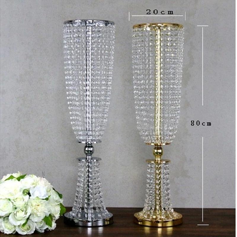 acrylic Imitation crystal wedding centerpiece Luxurious Weddings
