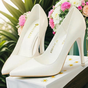 Amelia-Grace Something blue Heel Bridal Shoes Luxurious Weddings