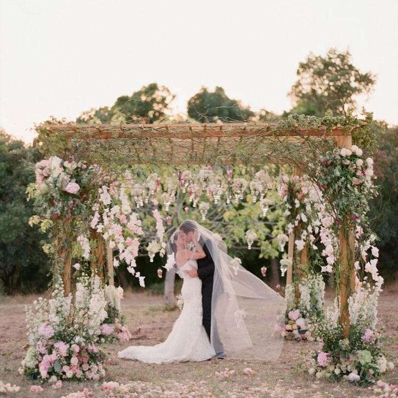 Artificial Flowers Vine Garland Wisteria Silk Hanging Flowers - Luxurious Weddings