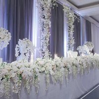 Artificial Flowers Vine Garland Wisteria Silk Hanging Flowers - Luxurious Weddings