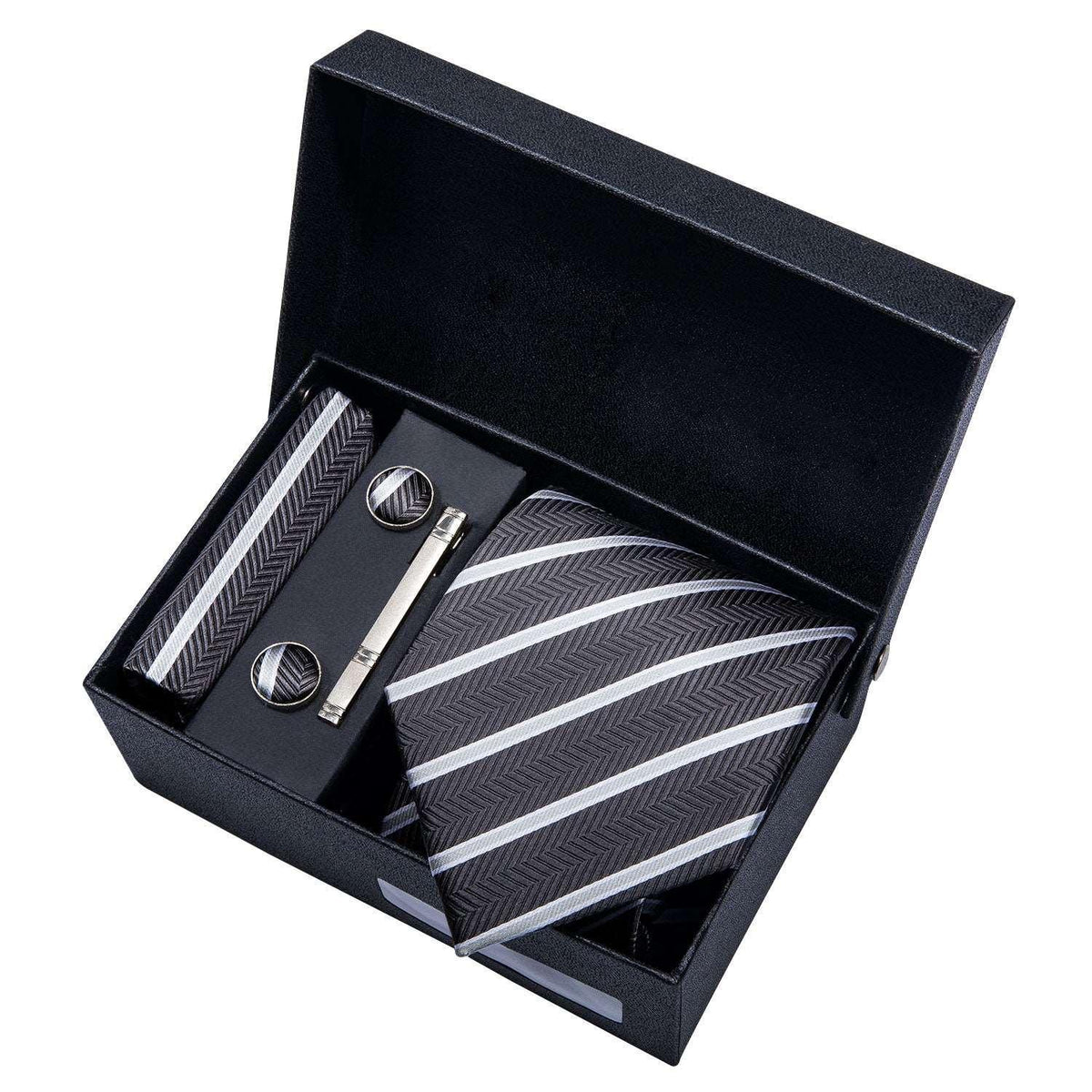 Barry.Wang Luxury Designer Gold Neck Tie Set - Luxurious Weddings