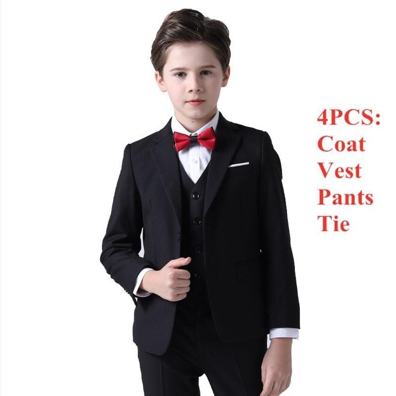 Big Boys Top Quality Plaid Wedding Suit - Luxurious Weddings