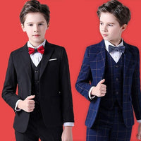 Big Boys Top Quality Plaid Wedding Suit - Luxurious Weddings