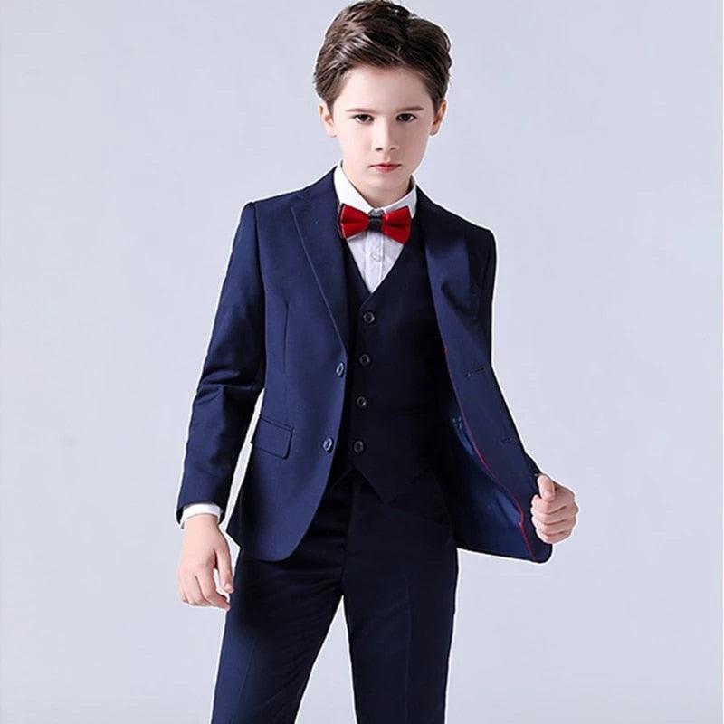 Big Boys Top Quality Plaid Wedding Suit - Luxurious Weddings