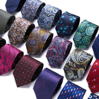 Blue Necktie Green & Orange Silk Gravatas For Men - Luxurious Weddings