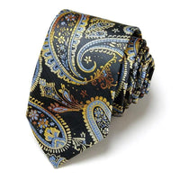 Blue Necktie Green & Orange Silk Gravatas For Men - Luxurious Weddings