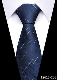 Blue Necktie Green & Orange Silk Gravatas For Men - Luxurious Weddings