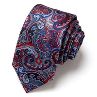 Blue Necktie Green & Orange Silk Gravatas For Men - Luxurious Weddings