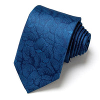 Blue Necktie Green & Orange Silk Gravatas For Men - Luxurious Weddings