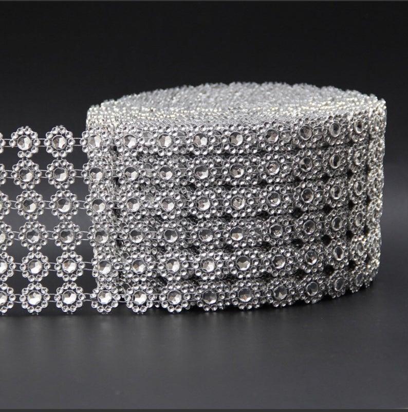 Bridal Rhinestone Bracelet Multi-row Crystal - Luxurious Weddings