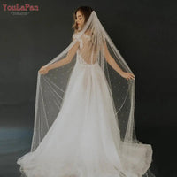 Bridal Veil with Comb Ivory White Wedding Veil - Luxurious Weddings