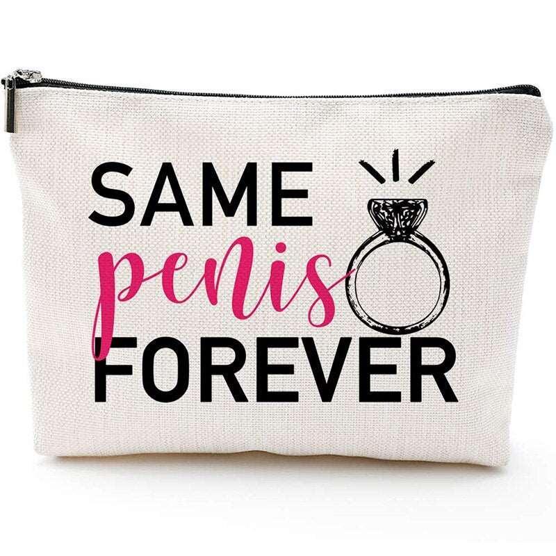 Bride to be Bridal Shower Wedding Cheeky Cosmetic Gift Bag Mirror Bachelorette Party Luxurious Weddings