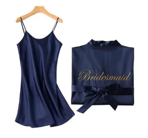 bridesmaid Robe with letters - Luxurious Weddings