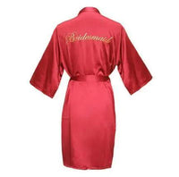 bridesmaid Robe with letters - Luxurious Weddings