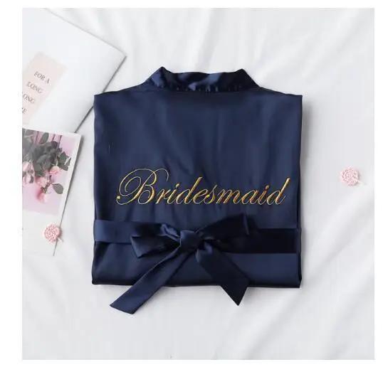 bridesmaid Robe with letters - Luxurious Weddings