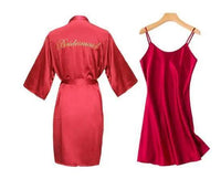 bridesmaid Robe with letters - Luxurious Weddings