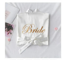 bridesmaid Robe with letters - Luxurious Weddings