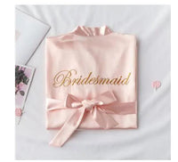 bridesmaid Robe with letters - Luxurious Weddings