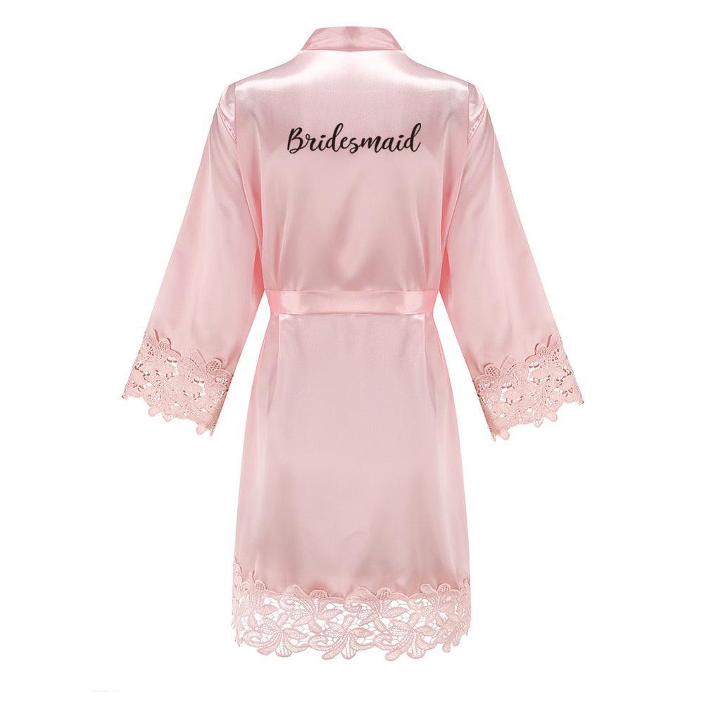 Bridesmaid/Bride Robes Rose Gold - Luxurious Weddings