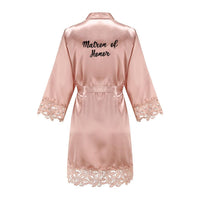 Bridesmaid/Bride Robes Rose Gold - Luxurious Weddings