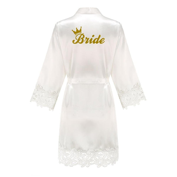 Bridesmaid/Bride Robes Rose Gold - Luxurious Weddings