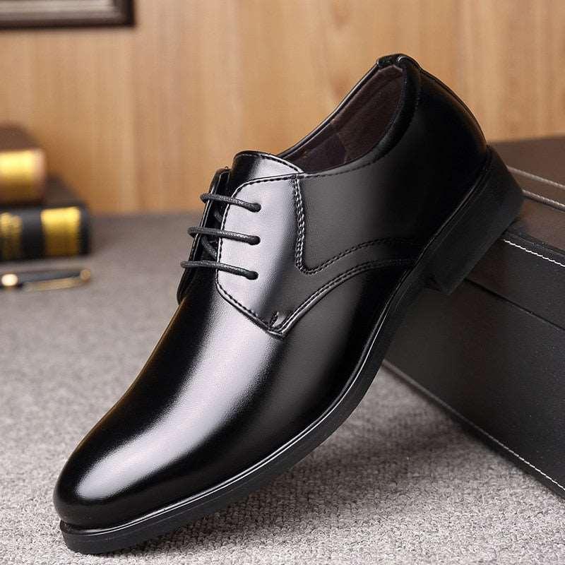 Business Dress Mens Shoes Classic Leather mens shoes Luxurious Weddings