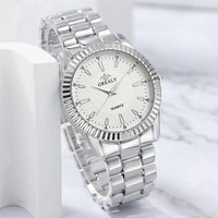Business Fashion Casual Round Pointer Quartz Watches + Bracelet - Luxurious Weddings
