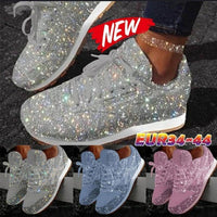 Casual Bride Glitter Bling Bridal Sneakers - Luxurious Weddings