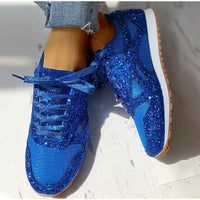 Casual Bride Glitter Bling Bridal Sneakers - Luxurious Weddings