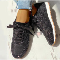 Casual Bride Glitter Bling Bridal Sneakers - Luxurious Weddings