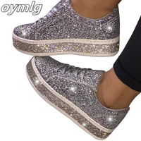 Casual Bride Glitter Bling Sneakers - Luxurious Weddings