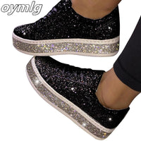 Casual Bride Glitter Bling Sneakers - Luxurious Weddings