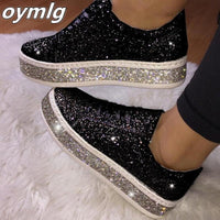 Casual Bride Glitter Bling Sneakers - Luxurious Weddings