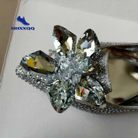 Cinderella Crystal Shoes Heels - Luxurious Weddings