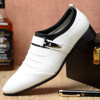 Classic Mens Formal Dress Shoes Black Leather - Luxurious Weddings