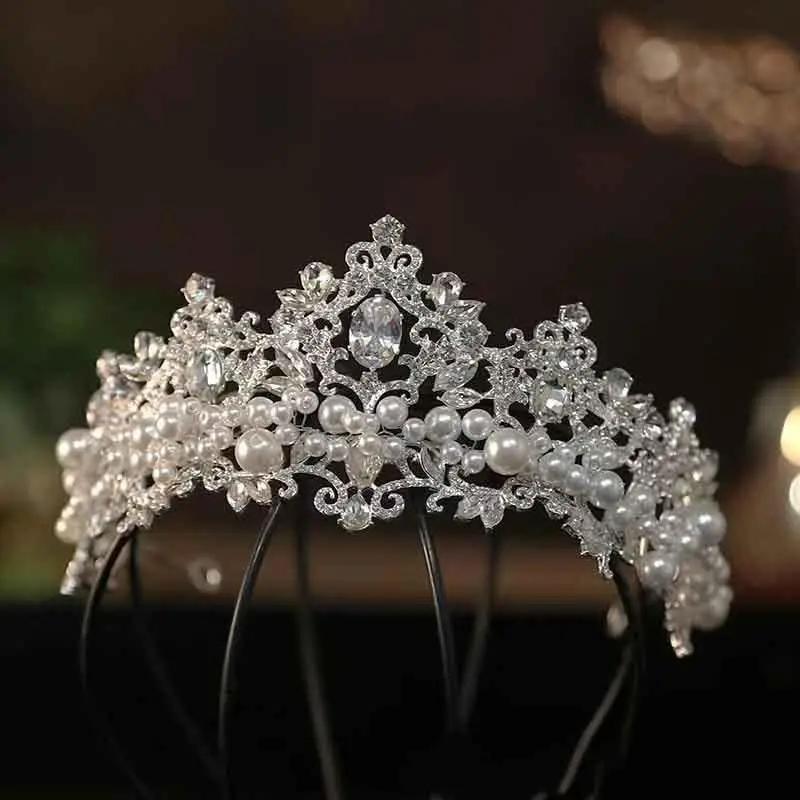 Crown Headwear Bride Wedding Dress Wedding Dress Accessorie - Luxurious Weddings
