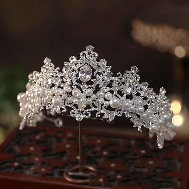 Crown Headwear Bride Wedding Dress Wedding Dress Accessorie - Luxurious Weddings