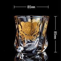 Crystal Whisky cup wine glasses square wine glass crystal wine glasses whiskey glass glass mug whisky glass glass wine glasses - Luxurious Weddings