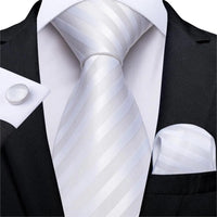 Designer Silk Necktie Hanky & Cufflink Set - Luxurious Weddings