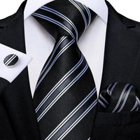 Designer Silk Necktie Hanky & Cufflink Set - Luxurious Weddings